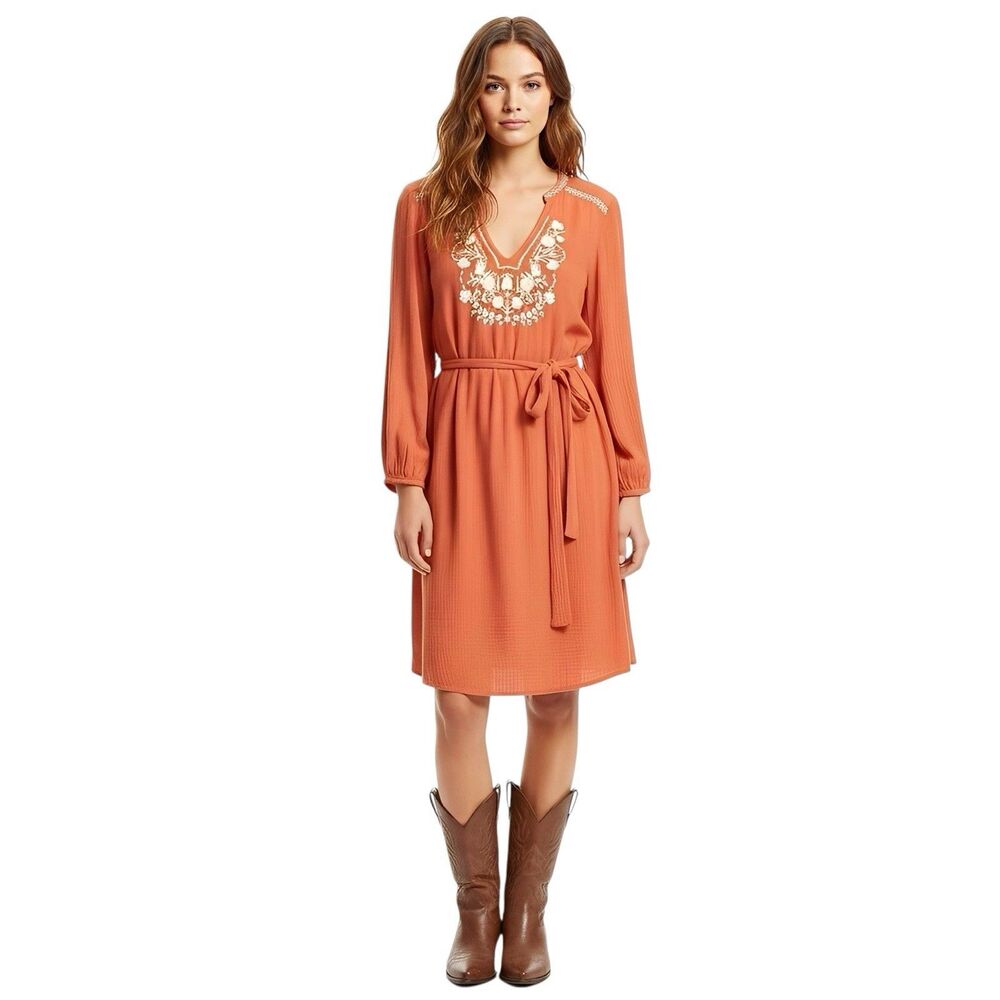 Old Navy Womens Dress Sz Small Rodeo Western Musical Festival Concert Bohemian
